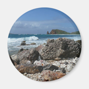 St. Thomas Rocky Beach Magnet