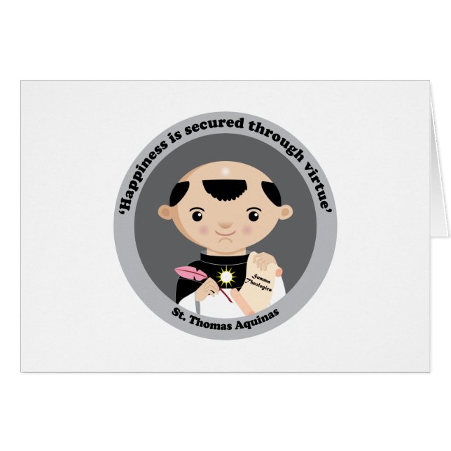 St Thomas Thomas von Aquin (Vorderseite (Horizontal))