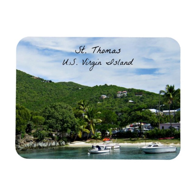 St. Thomas, U.S. Jungfrau Islands Magnet (Horizontal)
