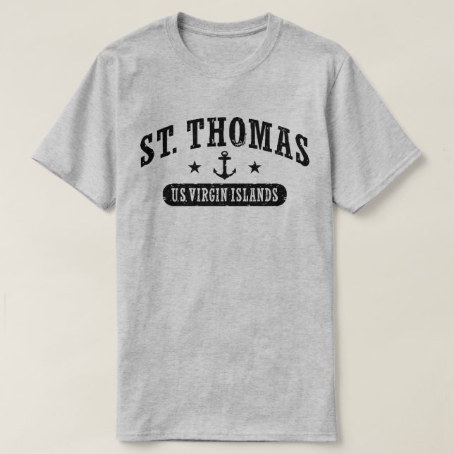 St. Thomas U.S. Jungfrau Islands T-Shirt (Design vorne)