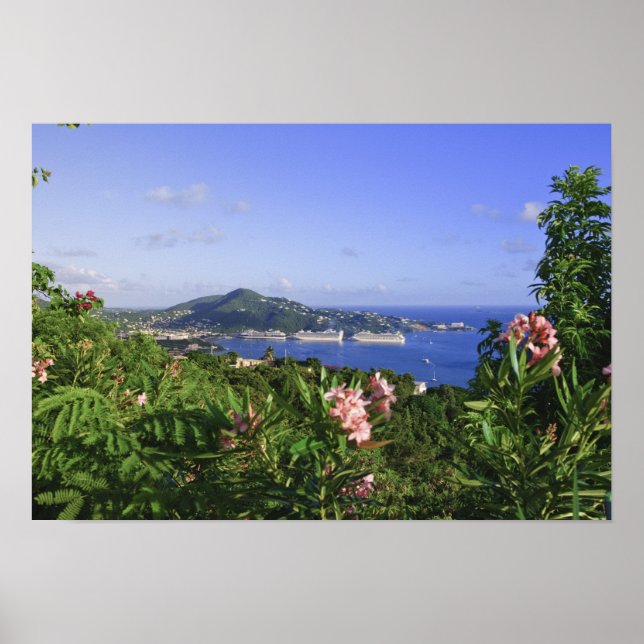 St. Thomas, US Jungfrau Islands. Charlotte Poster (Vorne)