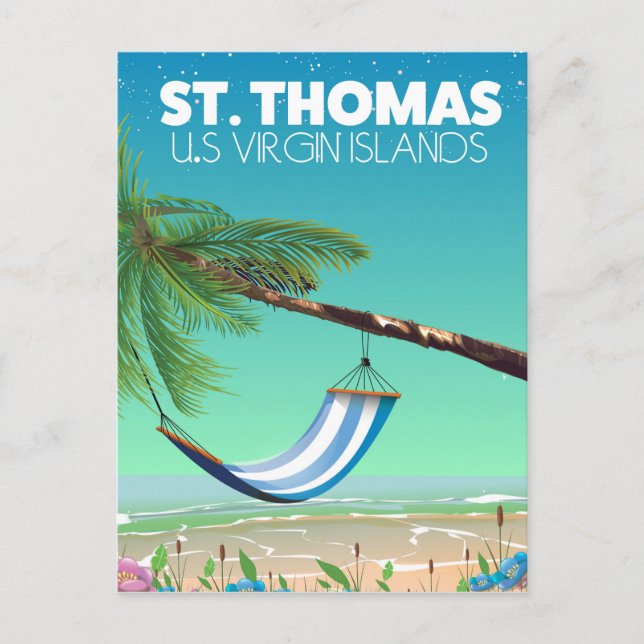 St Thomas US Jungfrau Islands Postkarte (Vorderseite)