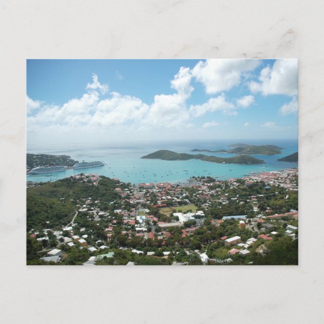 St. Thomas, US-Jungfrau Postkarte (Vorderseite)