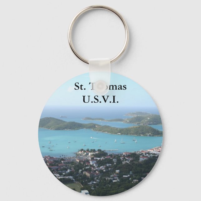 St. Thomas USA.V.I. Schlüsselanhänger (Vorderseite)