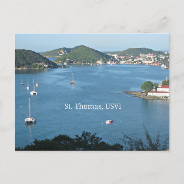 St. Thomas, USVI Postkarte (Vorderseite)