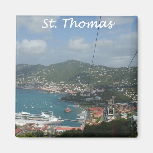 St Thomas View Magnet (Vorne)