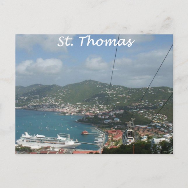 St Thomas View Postkarte (Vorderseite)