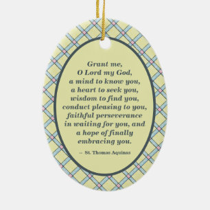 St. Thomas von Aquin (VVP 002) Keramik Ornament