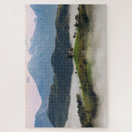 St Thomaskirche und -berge in Slowenien