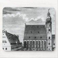 St Thomaskirche und -schule in Leipzig, 1723
