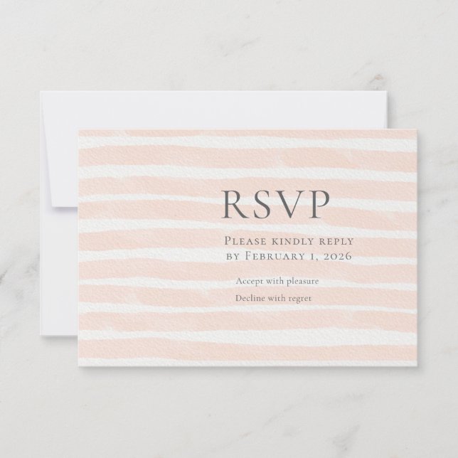 St. Tropez Destination Wedding  RSVP Karte (Vorderseite)