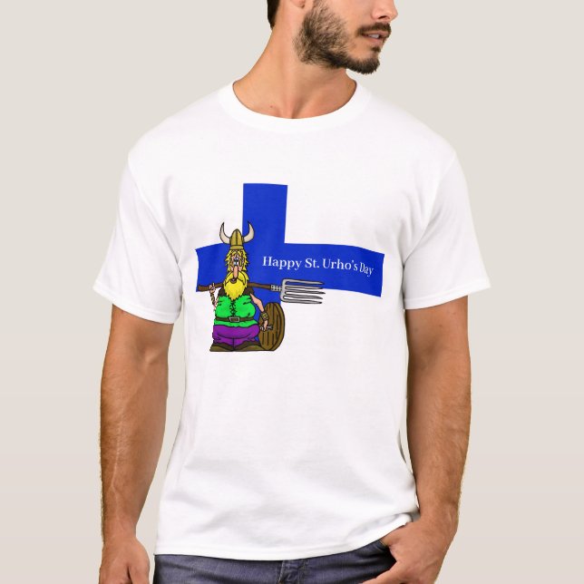 St. Urho's Day Finnish Viking T - Shirt (Vorderseite)