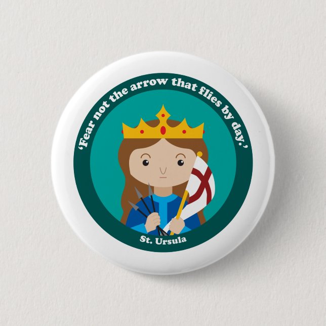 St. Ursula Button (Vorderseite)
