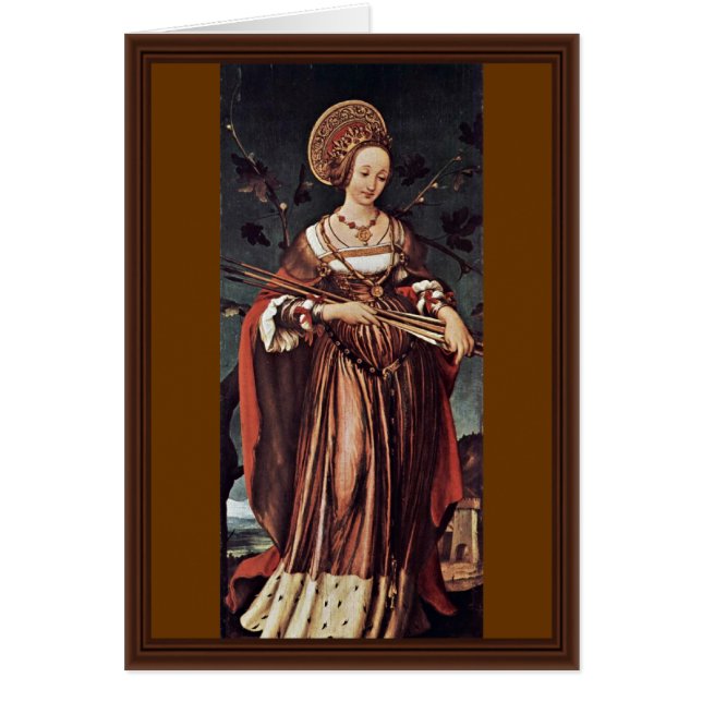 St Ursula par Hans Holbein le plus jeune (Devant)