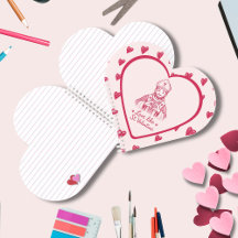 St Valentine Catholic Love Quote Pink Illustration