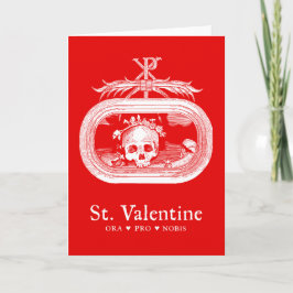 St. Valentine Grußkarte Feiertagskarte