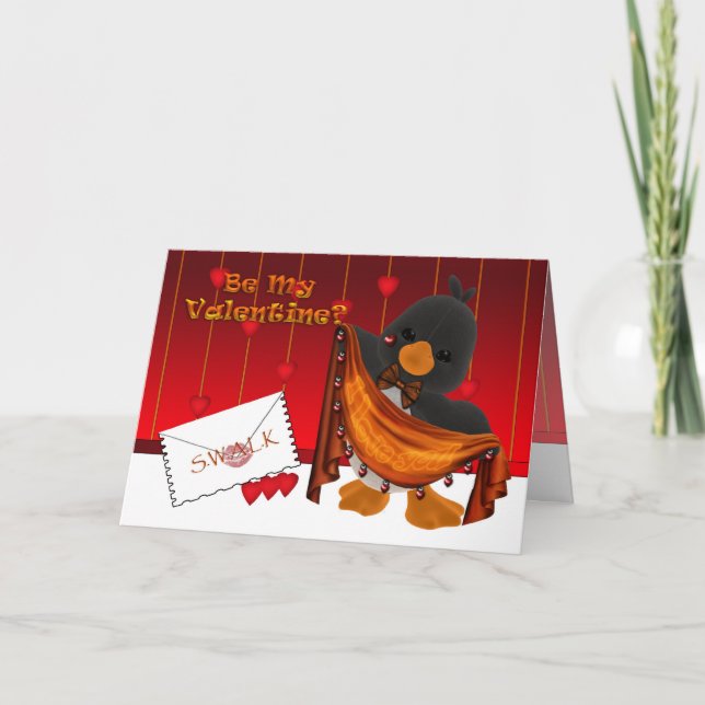 St.Valentine Tageskarte, Feiertagskarte (Vorderseite)