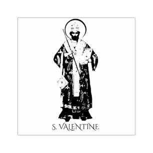 St. Valentinsgruß-Priester-Bischof Gummistempel