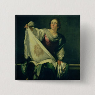 St.-Veronica, 1625-30 (Öl auf Leinwand) Button
