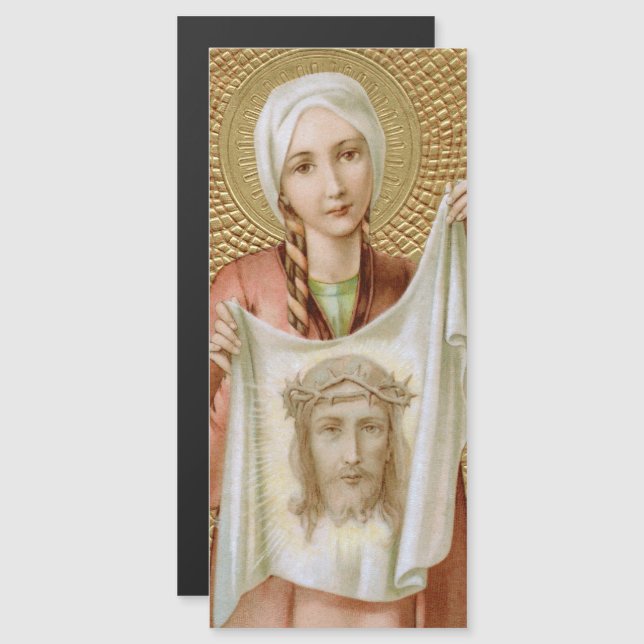 St. Veronica (JM 60) Magnetgrüßkarte Magnetkarte (Vorne/Hinten)