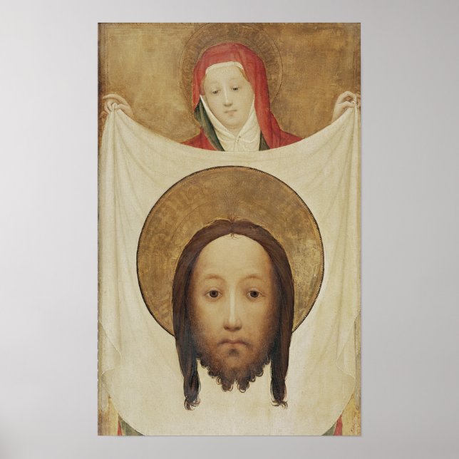 St. Veronica mit dem Sudarium, c.1420 Poster (Vorne)