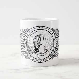 St. Viator of Lyon, der Katechist (LD 001) Jumbo-Tasse