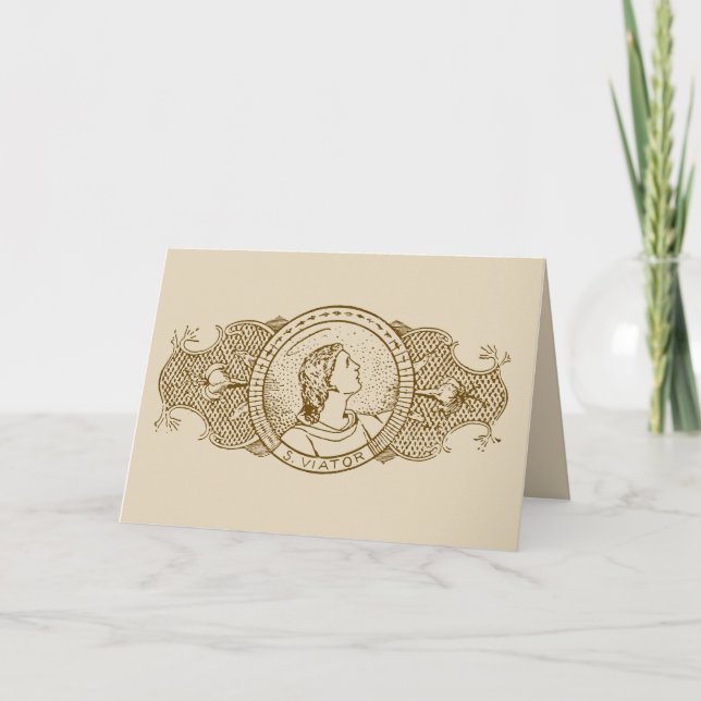 St. Viator of Lyon, der Katechist (LD 001) Karte (Vorderseite)