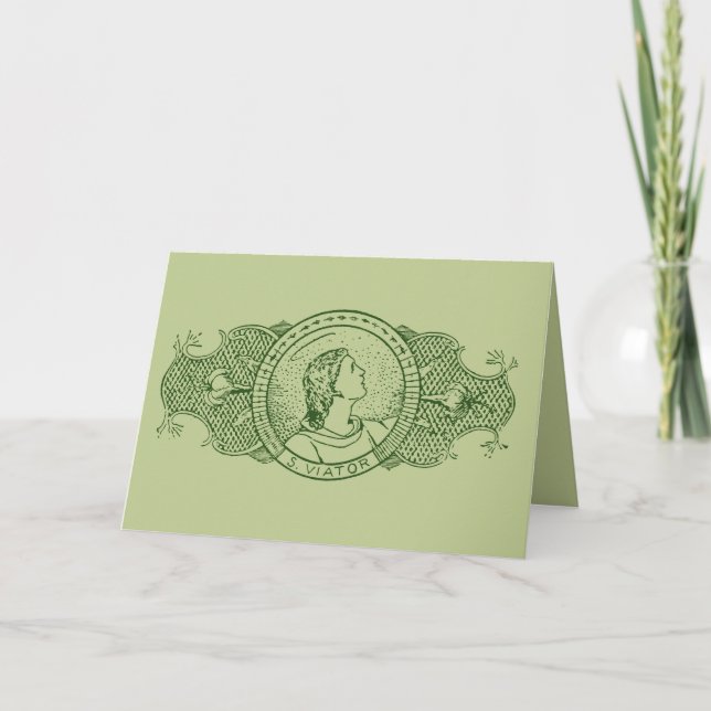 St. Viator of Lyon, der Katechist (LD 001) Karte (Vorderseite)