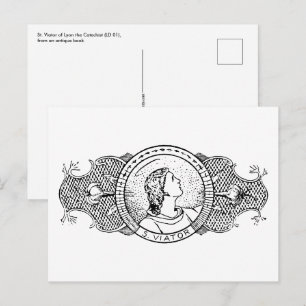 St. Viator of Lyon, der Katechist (LD 001) Postkarte