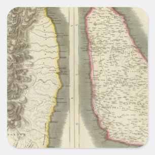 St. Vincent, Barbadoes Quadratischer Aufkleber