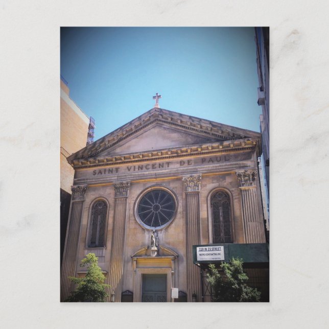 St. Vincent De Paul - im Staat der Verlassenheit Postkarte (Vorderseite)