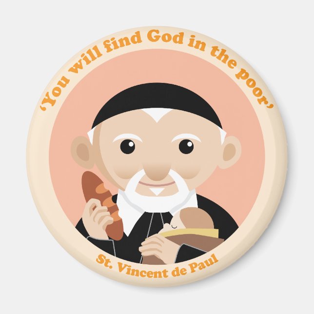 St. Vincent de Paul Magnet (Vorne)