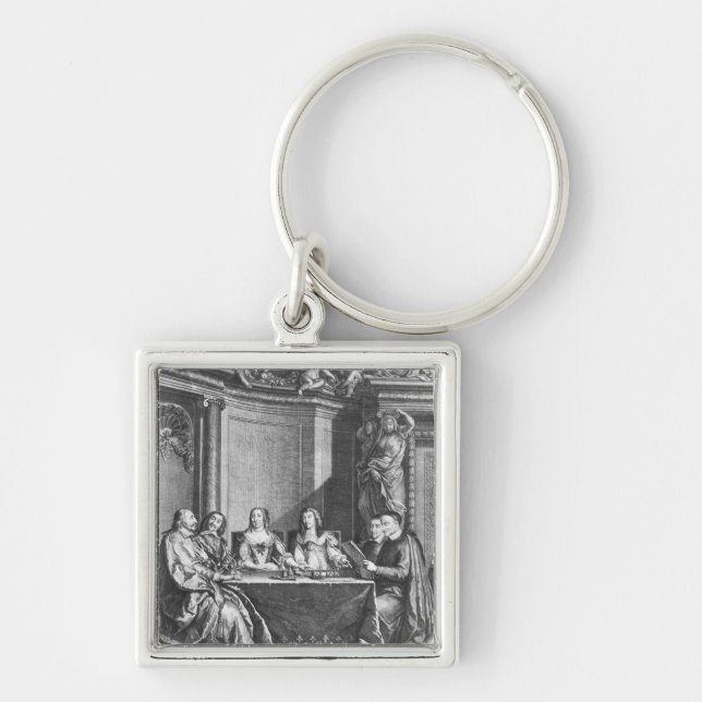 St. Vincent de Paul und Kardinal Jules Mazarin Schlüsselanhänger (Vorne)
