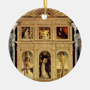 St. Vincent Ferrer Altarpiece, c.1465 (polyptych) Keramikornament