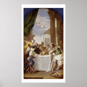 St. Vincent Ferrer darstellend ein Wunder Poster