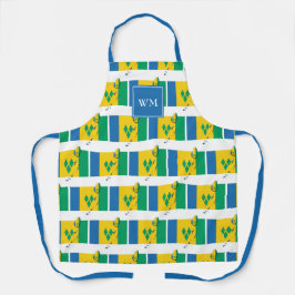 ST VINCENT FLAG | Monogramm | Vincentian Schürze