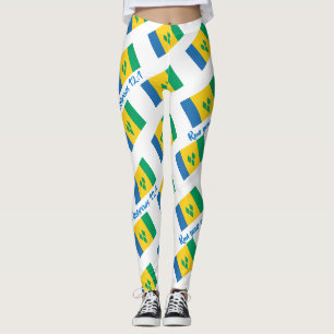 ST VINCENT GRENADINS Christlich Scripture Custom Leggings