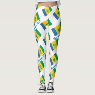 ST VINCENT GRENADINS Christliche Schrift Custom Leggings