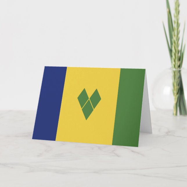 St. Vincent und die Grenadinen Dankeskarte (Vorderseite)