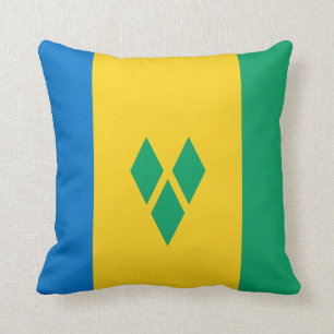 St. Vincent und die Grenadinen-Flag-Kissen Kissen