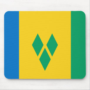St. Vincent und die Grenadinen-Flagge Mousepad