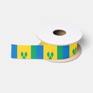 St. Vincent und die Grenadinen Flagge Satinband