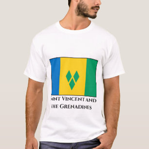 St. Vincent und die Grenadinen-Flagge T-Shirt