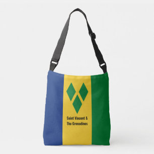 St Vincent und die Grenadinen-Flagge Vincy Tragetaschen Mit Langen Trägern