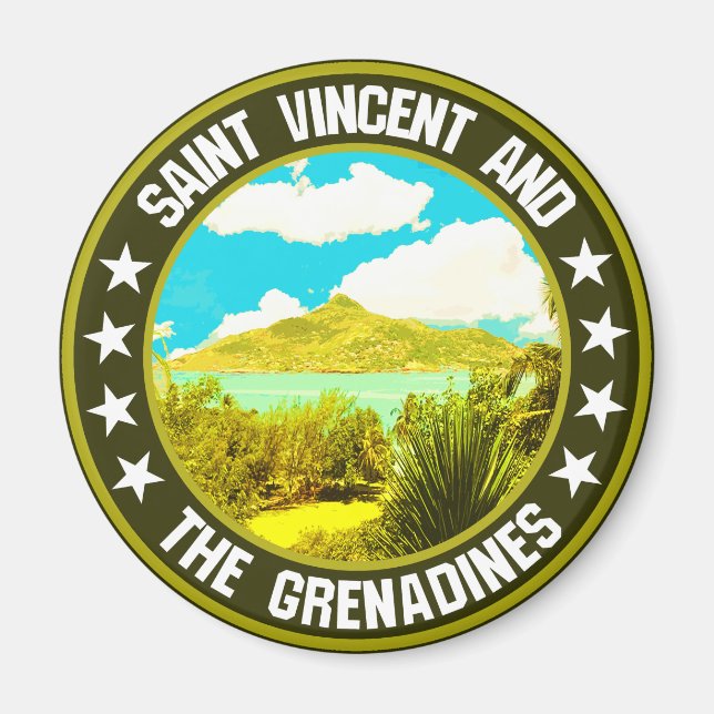 St. Vincent und die Grenadinen Magnet (Vorne)