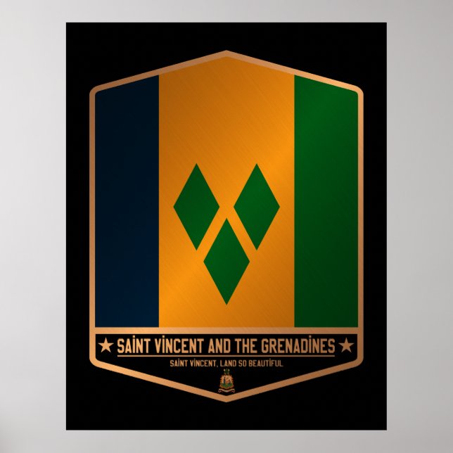 St. Vincent und die Grenadinen Poster (Vorne)