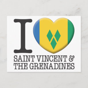 St. Vincent und die Grenadinen Postkarte