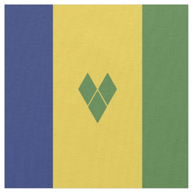 St. Vincent und die Grenadinen Stoff (Nahaufnahme)