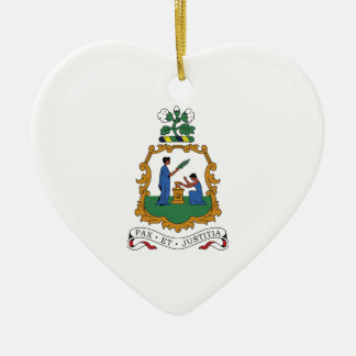 St. Vincent und die Grenadinen Wappen Keramik Ornament