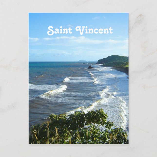 St. Vincent und Grenadine Postkarte (Vorderseite)